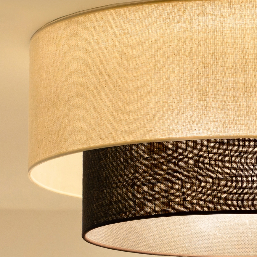 Brilagi - Φωτιστικό οροφής LED σε στιλ BOHO 3xE27/15W/230V Ø 60 cm κρεμ/καφέ