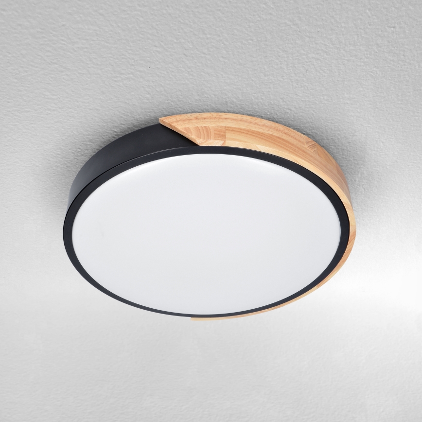 Brilagi - Φωτιστικό οροφής LED PILANA LED/24W/230V δρυς διάμετρος 30 cm