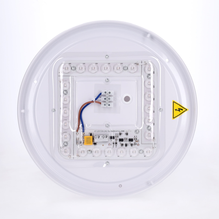 BRILAGI - Φωτιστικό οροφής LED PILANA LED/24W/230V δρυς/χρυσό διάμ. 30 εκ.
