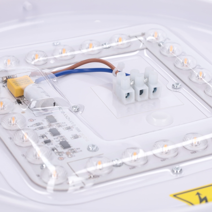 BRILAGI - Φωτιστικό οροφής LED PILANA LED/24W/230V δρυς/χρυσό διάμ. 30 εκ.