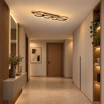 BRILAGI - Φωτιστικό οροφής LED PLANK LED/35W/230V 4000K 30x100 cm ξύλινο