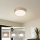 Brilagi - Φωτιστικό οροφής LED POOL, 24W/230V, 3000/4000/6000K, διάμετρος 20 cm, χρυσό