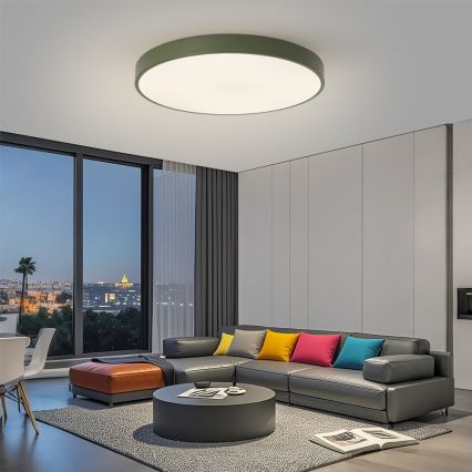 Brilagi - Φωτιστικό οροφής LED POOL LED/100W/230V 3000/4000/6000K διάμ. 80 εκ. πράσινο