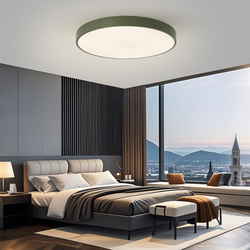 Brilagi - Φωτιστικό οροφής LED POOL LED/100W/230V 3000/4000/6000K διάμ. 80 εκ. πράσινο