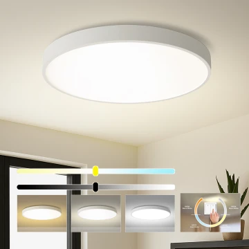 Brilagi - Φωτιστικό οροφής LED POOL LED/100W/230V 3000/4000/6000K διάμ. 80 cm λευκό