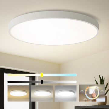 Brilagi - Φωτιστικό οροφής LED POOL LED/180W/230V 3000/4000/6000K Ø 120 cm λευκό