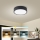 Brilagi - Φωτιστικό οροφής LED POOL LED/18W/230V 3000/4000/6000K διάμ. 20 cm μαύρο