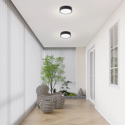 Brilagi - Φωτιστικό οροφής LED POOL LED/18W/230V 3000/4000/6000K διάμ. 20 cm μαύρο