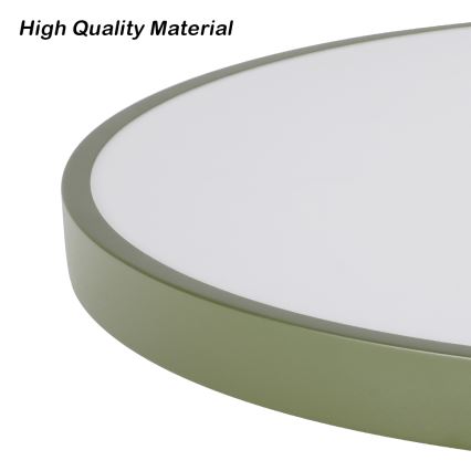 Brilagi - Φωτιστικό οροφής LED POOL LED/36W/230V 3000/4000/6000K Ø 30 cm πράσινο