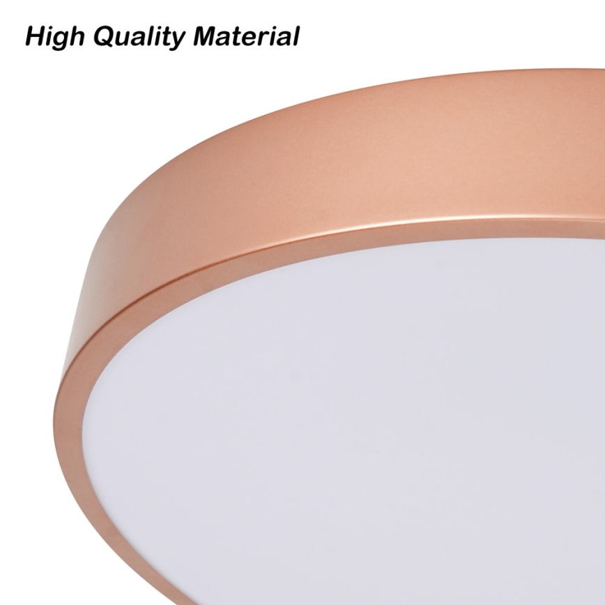 Brilagi - Φωτιστικό οροφής LED POOL LED/36W/230V 3000/4000/6000K διάμετρος 30 cm μπρονζέ