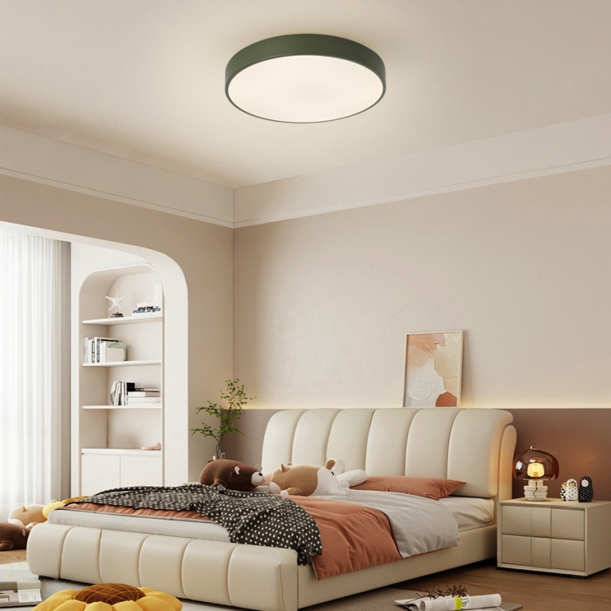 Brilagi - Φωτιστικό οροφής POOL LED/48W/230V 3000/4000/6000K διάμ. 40 εκ. πράσινο