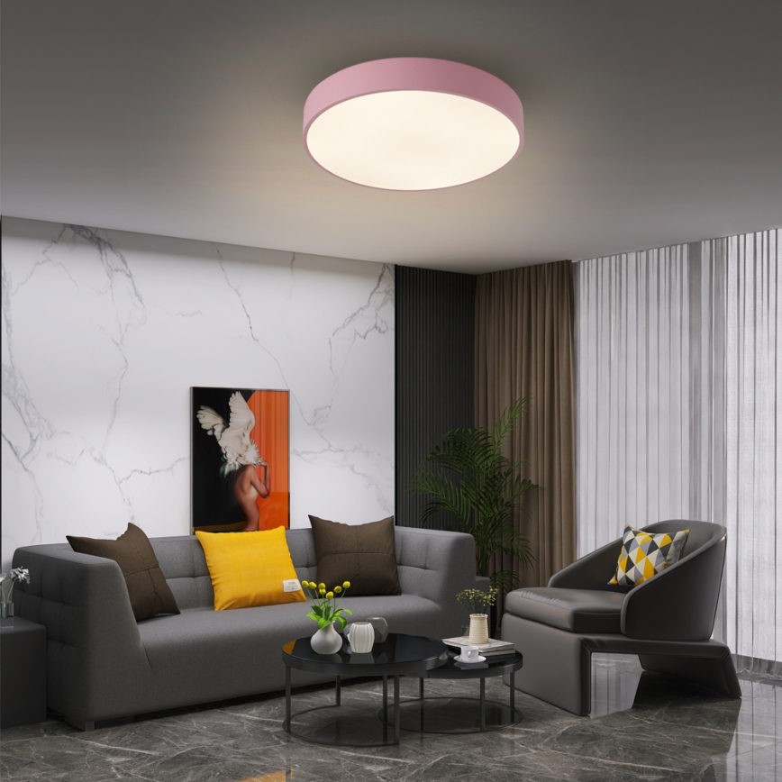 Brilagi - Φωτιστικό οροφής LED POOL LED/48W/230V 3000/4000/6000K Ø 40 cm ροζ