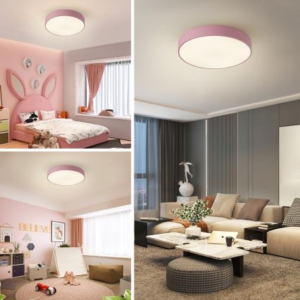 Brilagi - Φωτιστικό οροφής LED POOL LED/48W/230V 3000/4000/6000K Ø 40 cm ροζ