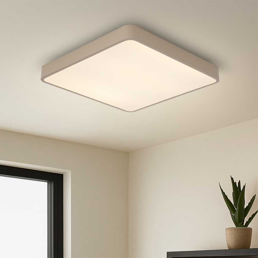 Brilagi - Φωτιστικό οροφής LED POOL LED/48W/230V 3000/4000/6000K 50x50 cm μπεζ