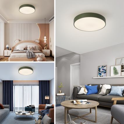 Brilagi - Φωτιστικό οροφής LED POOL LED/60W/230V 3000/4000/6000K Ø 50 εκ. πράσινο