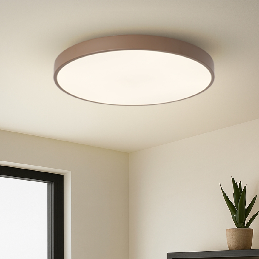 Brilagi - Φωτιστικό οροφής LED POOL 60W/230V 3000/4000/6000K διάμ. 60 cm καφέ