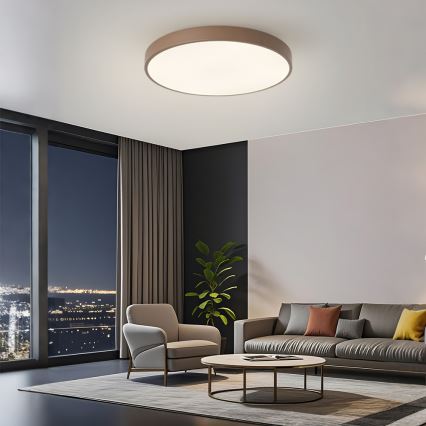 Brilagi - Φωτιστικό οροφής LED POOL 60W/230V 3000/4000/6000K διάμ. 60 cm καφέ