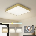 Brilagi - Φωτιστικό οροφής LED POOL SQUARE LED/36W/230V 3000/4000/6000K 40x40 cm χρυσό