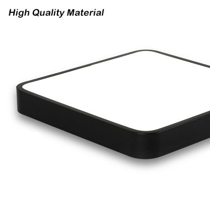Brilagi - LED Φωτιστικό οροφής POOL SQUARE LED/36W/230V 3000/4500/6000K 40x40 cm μαύρο