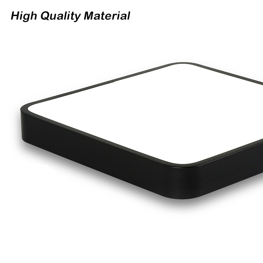 Brilagi - LED Φωτιστικό οροφής POOL SQUARE LED/36W/230V 3000/4500/6000K 40x40 cm μαύρο