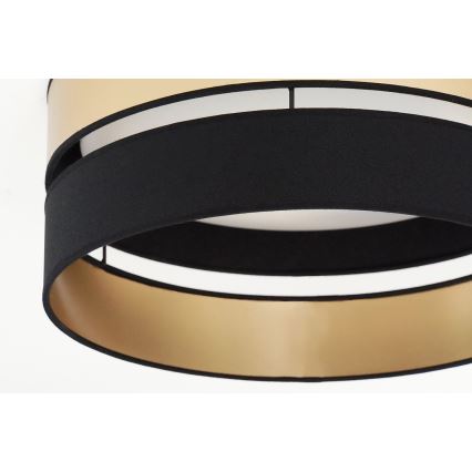 Brilagi - Φωτιστικό οροφής LED ROYAL LED/24W/230V διάμετρος 45 cm μαύρο/χρυσό