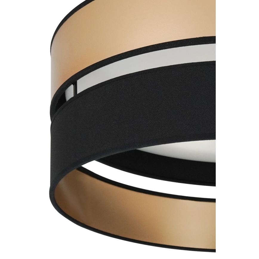 Brilagi - Φωτιστικό οροφής LED ROYAL LED/24W/230V διάμετρος 45 cm μαύρο/χρυσό