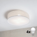 Brilagi - Φωτιστικό οροφής LED SIRIJA 4xE27/15W/230V Ø 60 cm λευκό