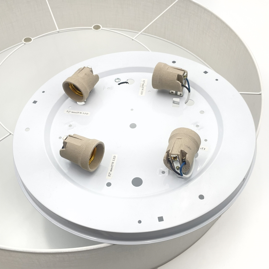 Brilagi - Φωτιστικό οροφής LED SIRIJA 4xE27/60W/230V Ø 60 cm λευκό