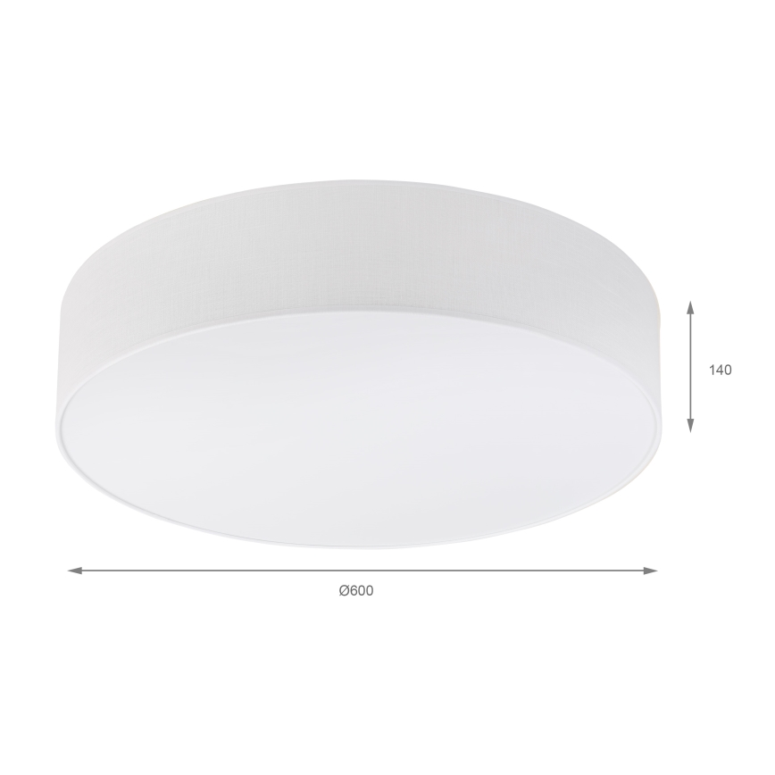Brilagi - Φωτιστικό οροφής LED SIRIJA 4xE27/60W/230V Ø 60 cm λευκό