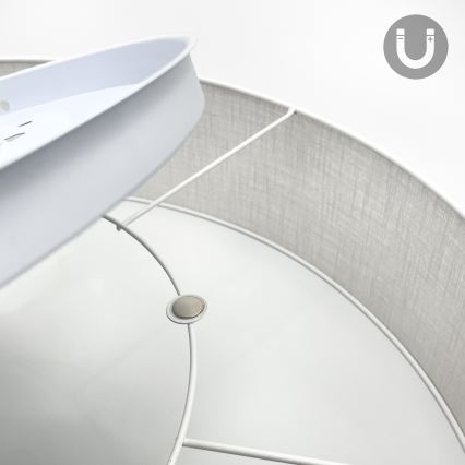 Brilagi - Φωτιστικό οροφής LED SIRIJA 6xE27/15W/230V Ø 80 cm λευκό