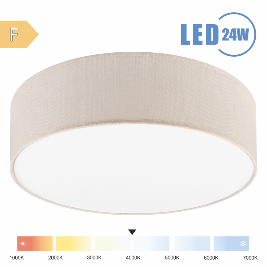 Brilagi - Φωτιστικό οροφής LED SIRIJA LED/24W/230V διάμετρος 45 cm κρεμ