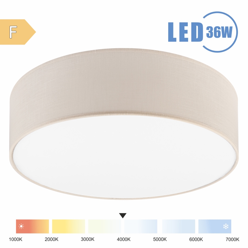 Brilagi - Φωτιστικό οροφής LED SIRIJA LED/36W/230V διάμετρος 45 cm κρεμ