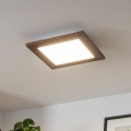 Brilagi - Φωτιστικό οροφής LED SLIMFRAME WOOD LED/25W/230V 34x34 cm σκούρο καφέ