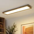 Brilagi - Φωτιστικό οροφής LED SLIMFRAME WOOD LED/58W/230V 124x34 cm καφέ