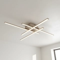 Brilagi - Φωτιστικό οροφής LED STRIPES LED/37W/230V 68x68 cm ασημί