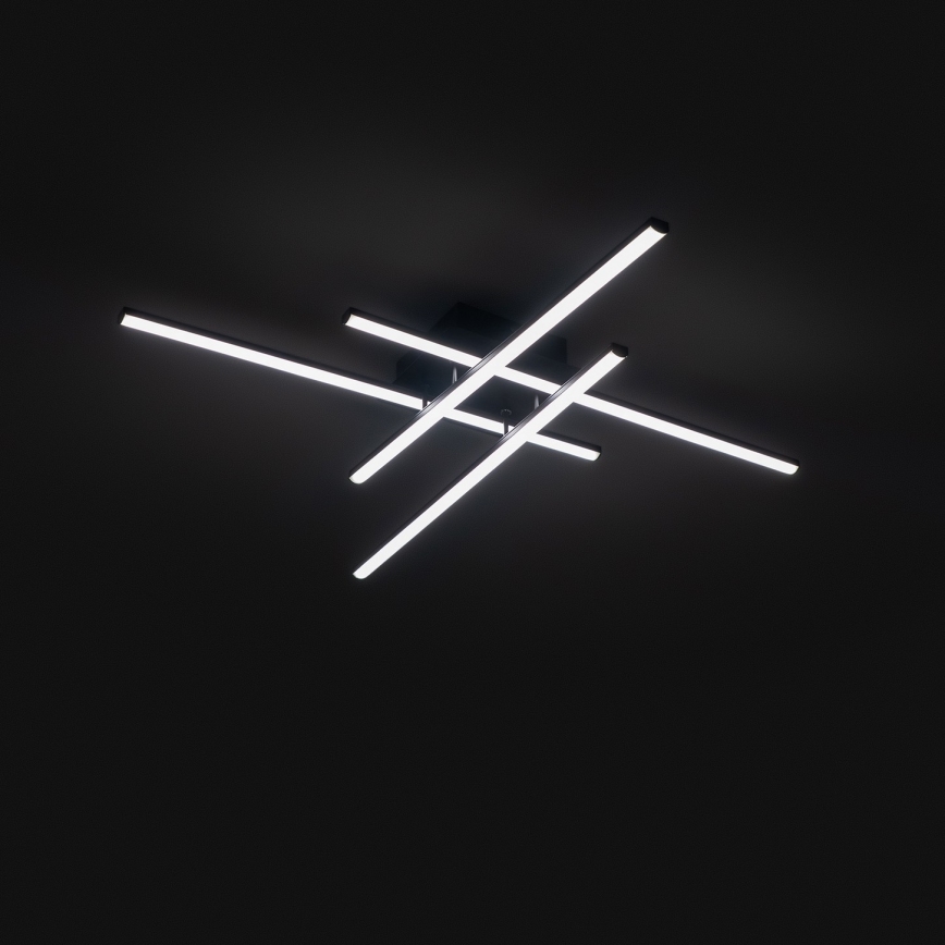 Brilagi - Φωτιστικό οροφής LED STRIPES LED/37W/230V 68x68 cm μαύρο