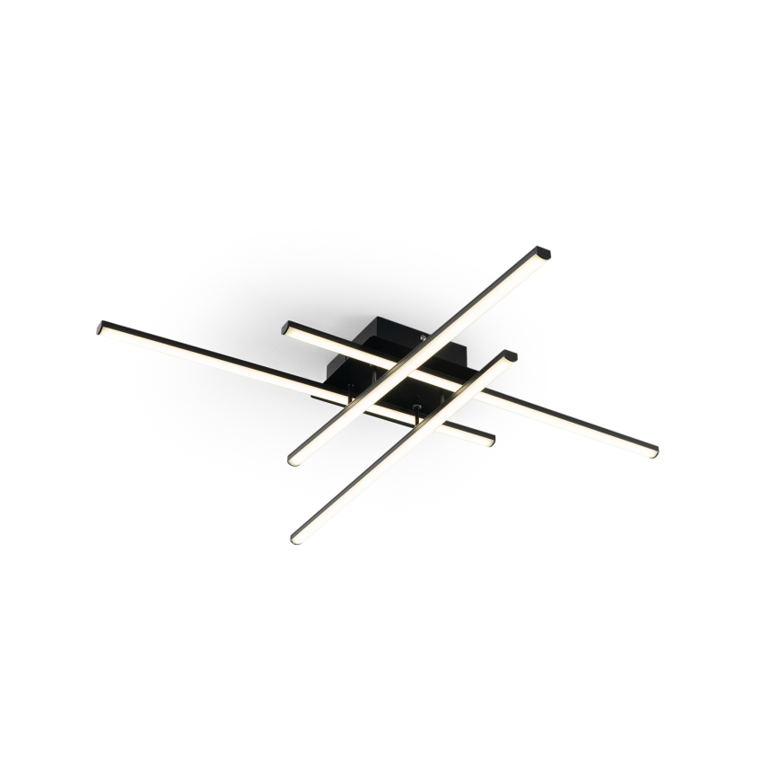 Brilagi - Φωτιστικό οροφής LED STRIPES LED/37W/230V 68x68 cm μαύρο