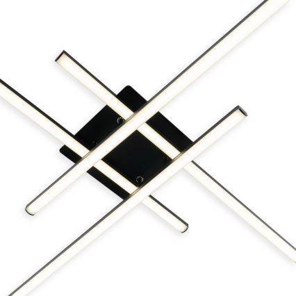 Brilagi - Φωτιστικό οροφής LED STRIPES LED/37W/230V 68x68 cm μαύρο