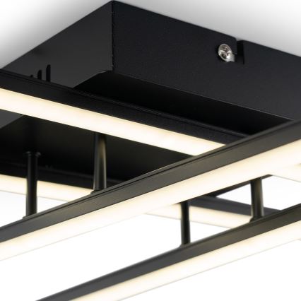 Brilagi - Φωτιστικό οροφής LED STRIPES LED/37W/230V 68x68 cm μαύρο