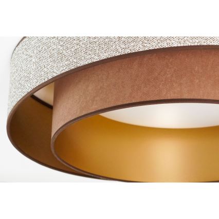 Brilagi - Φωτιστικό οροφής LED VEGAS SHINE LED/24W/230V διάμετρος 60 cm καφέ