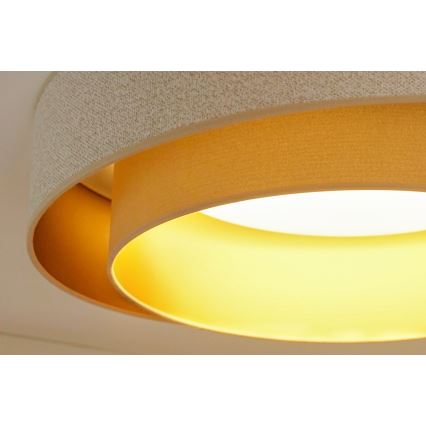 Brilagi - Φωτιστικό οροφής LED VEGAS SHINE LED/24W/230V διάμετρος 60 cm μπεζ/κρεμ