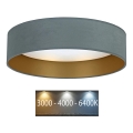 Brilagi - Φωτιστικό οροφής LED VELVET LED/12W/230V δ. 30 cm 3000K/4000K/6400K μέντα/χρυσό