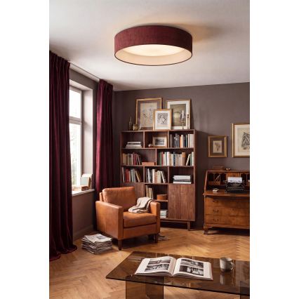 Brilagi - Φωτιστικό οροφής LED VELVET SIMPLE LED/24W/230V 3000K διάμ. 45 cm βυσσινί