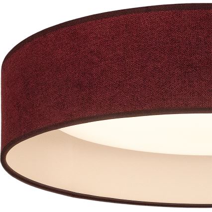 Brilagi - Φωτιστικό οροφής LED VELVET SIMPLE LED/24W/230V 3000K διάμ. 45 cm βυσσινί