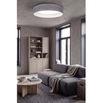 Brilagi - Φωτιστικό οροφής LED VELVET SIMPLE LED/24W/230V 4000K διάμ. 45 cm γκρι