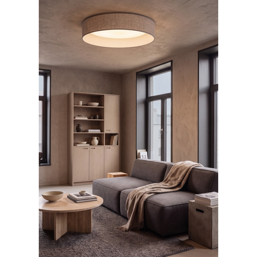 Brilagi - Φωτιστικό οροφής LED VELVET SIMPLE LED/36W/230V 3000K Ø 55 cm γκρι