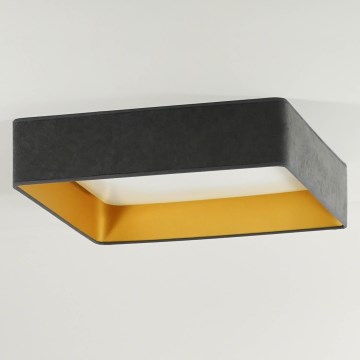 Brilagi - Φωτιστικό οροφής LED VELVET SQUARE LED/24W/230V 43x43 cm γκρι