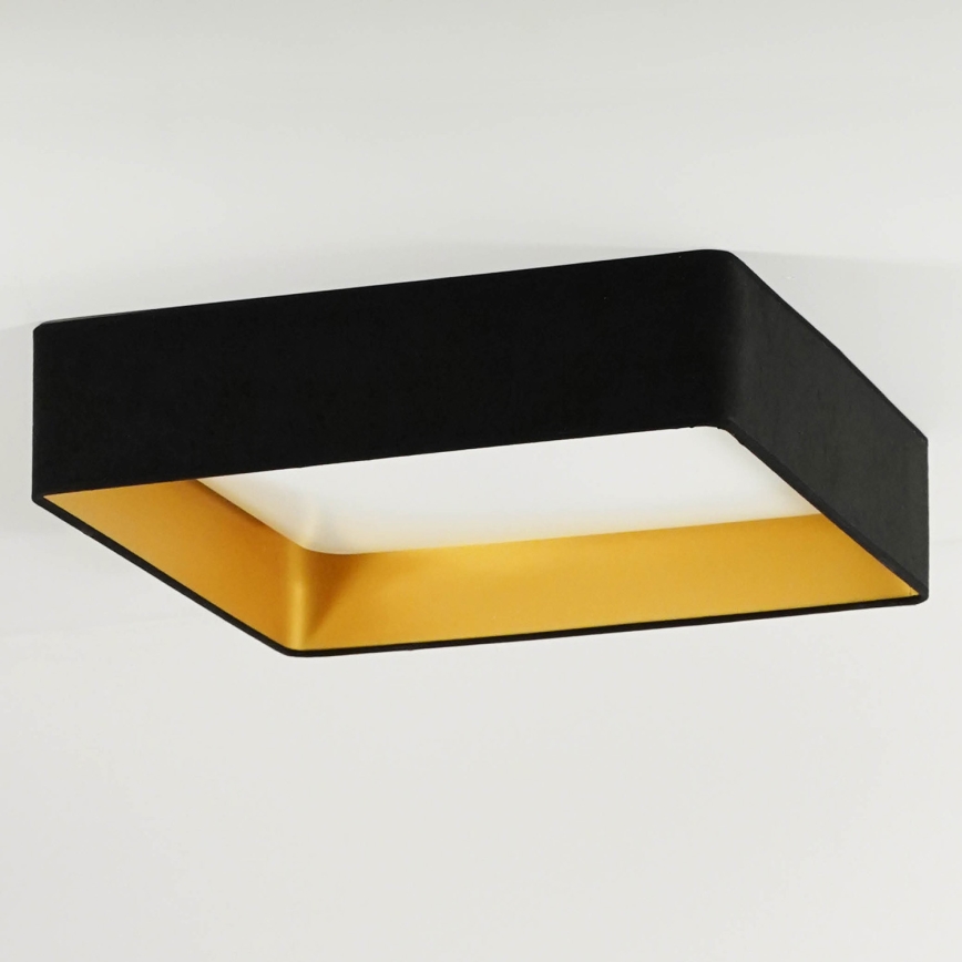 Brilagi - Φωτιστικό οροφής LED VELVET SQUARE LED/24W/230V 43x43 cm μαύρο
