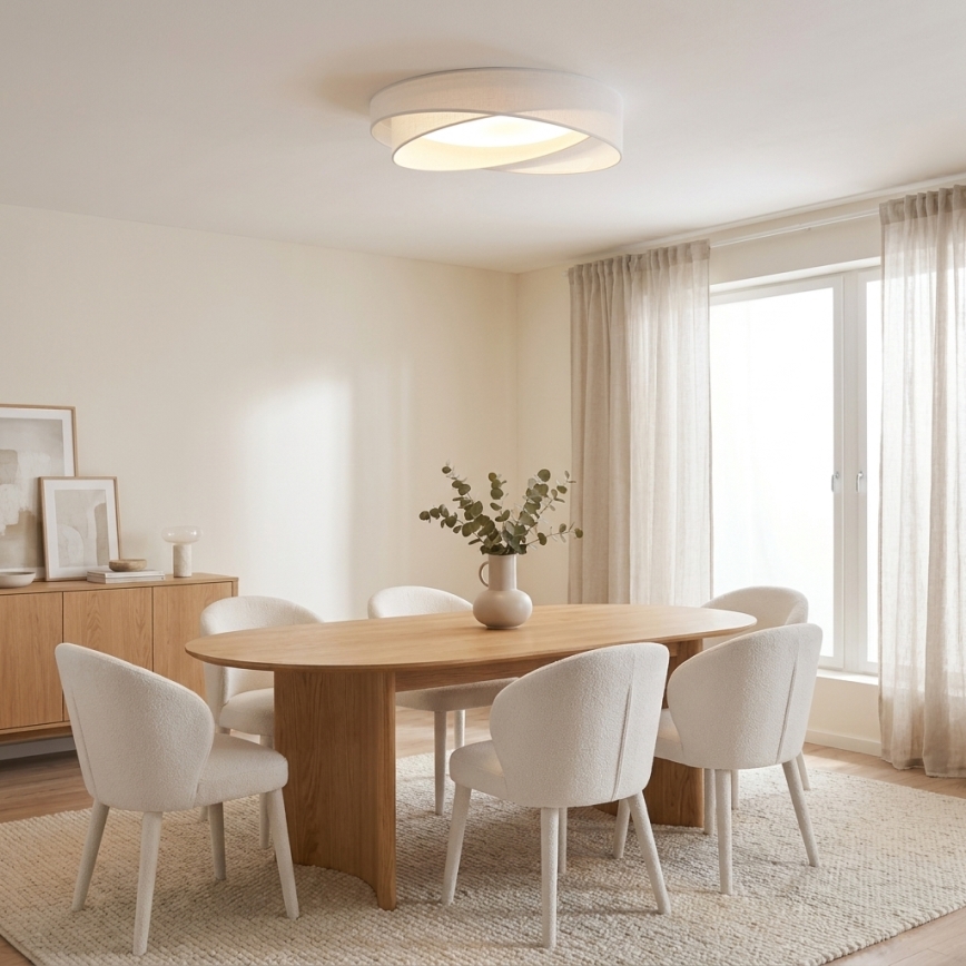 BRILAGI - Φωτιστικό οροφής LED VELVET TWIST LED/24W/230V 4000K Ø 55 cm λευκό
