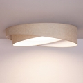 BRILAGI - Φωτιστικό οροφής LED VELVET TWIST LED/24W/230V 4000K Ø 55 cm μπεζ